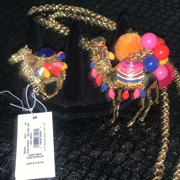 Kate Spade Camel Pom Pom Necklace and Ring Set - Picture 3 of 4
